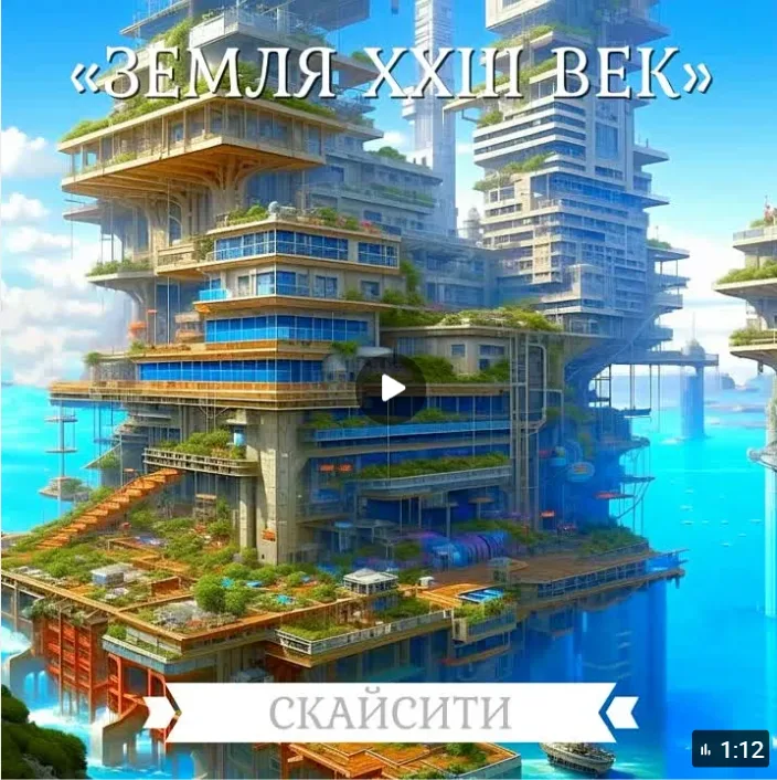 Работа из портфолио: Буктрейлер к книге Земля XXIII: "Нордполис. Книга первая"