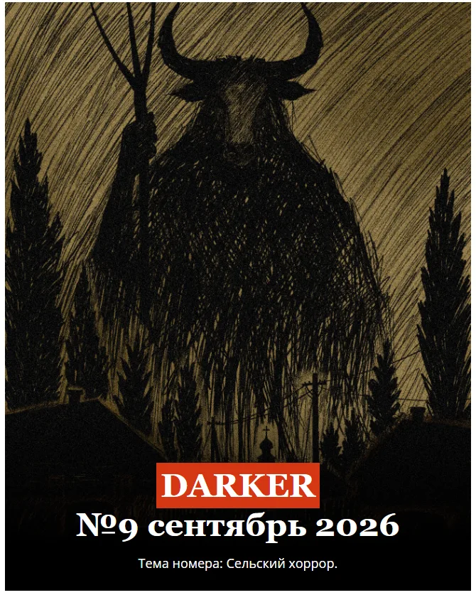 Работа из портфолио: DARKER - литературный журнал ужасов и мистики